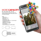 Lenovo - Mini clé USB 2TO en métal Haute Vitesse + Adaptateur Type-C OFFERT