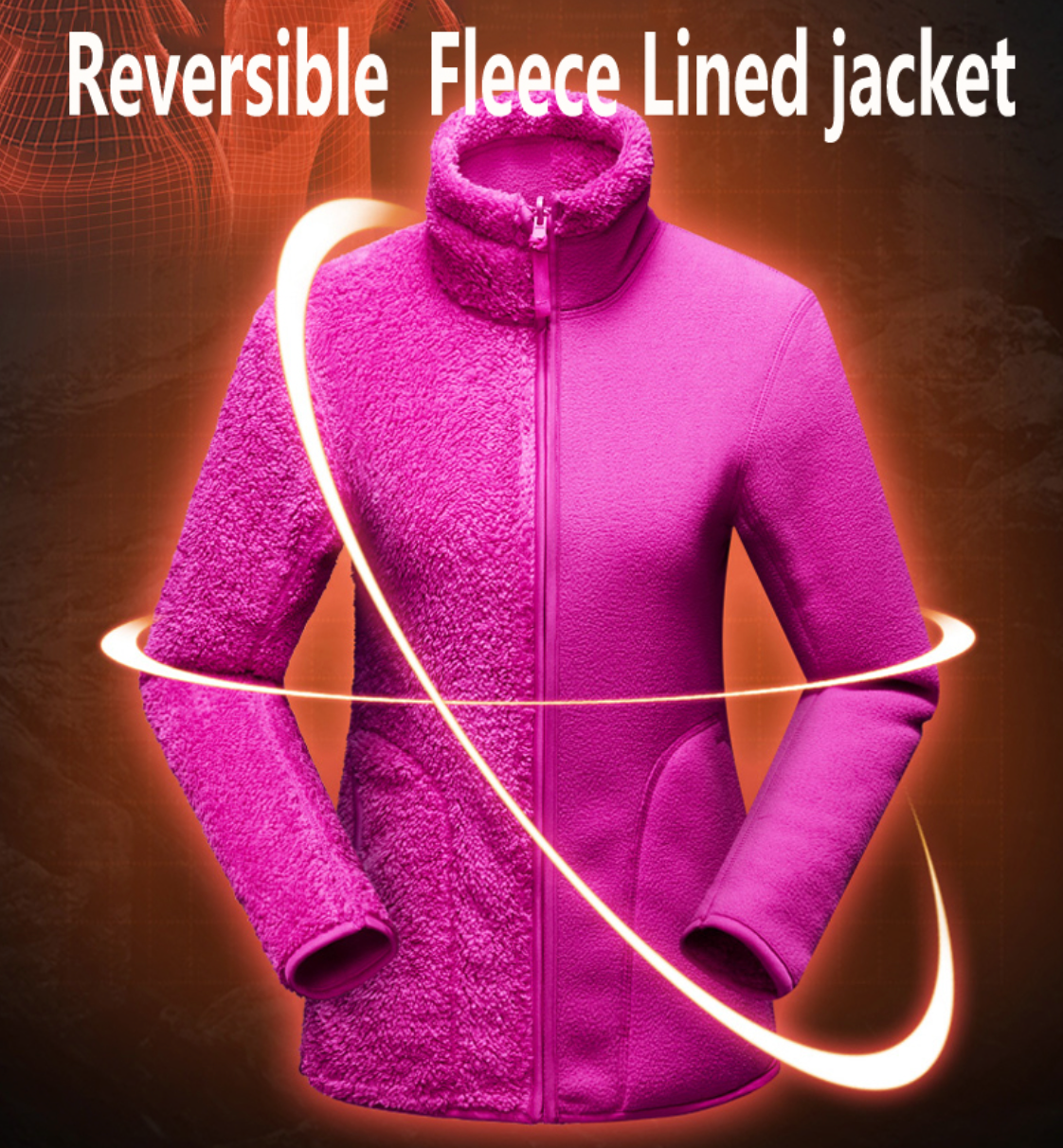 Veste polaire réversible