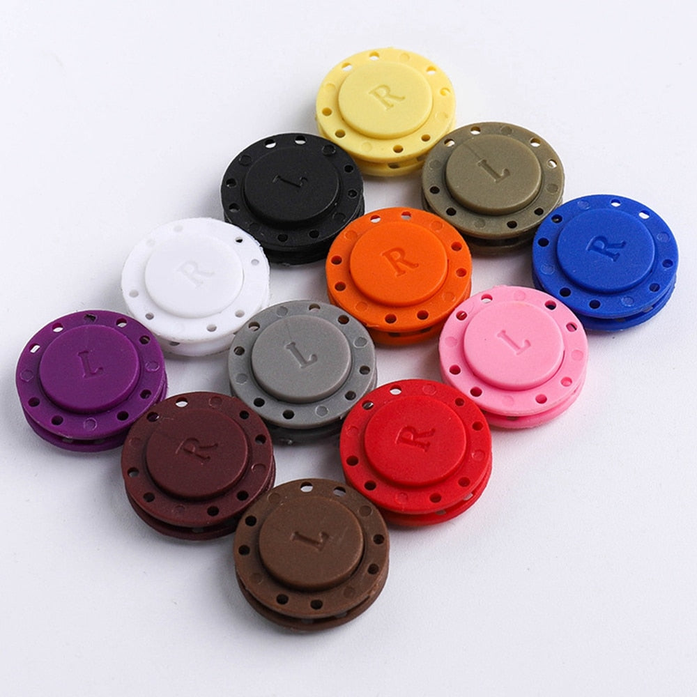 Lot de 6 paires de boutons magnétiques