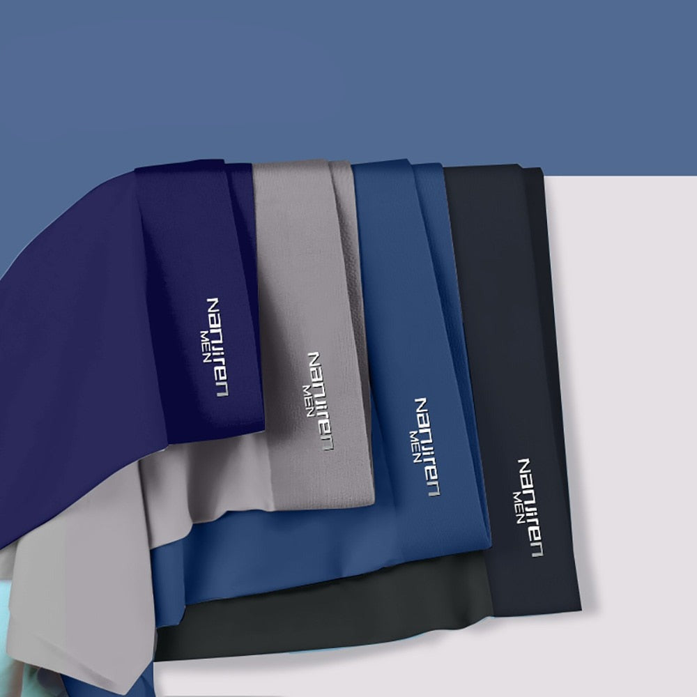 Lot de 4 Boxer en soie glacée anti bactérien