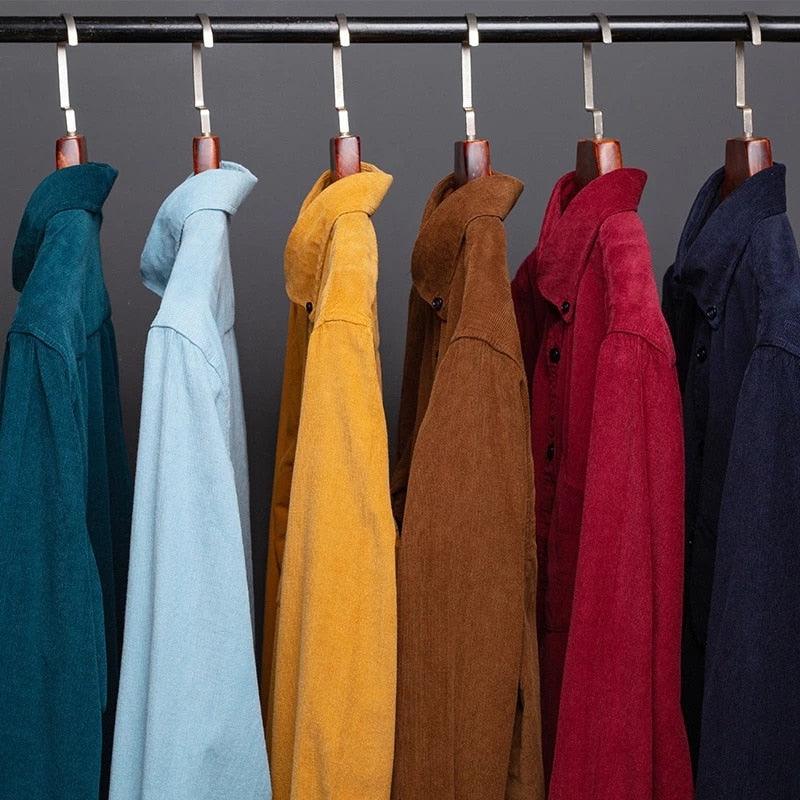 Chemise en velours côtelé - Homme