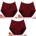 Lot de 3 Culottes Taille Haute en Coton