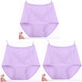 Lot de 3 Culottes Taille Haute en Coton