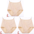 Lot de 3 Culottes Taille Haute en Coton