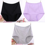 Lot de 3 Culottes Taille Haute en Coton