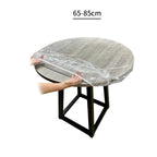 Nappe de Table Ronde Transparente et Elastique