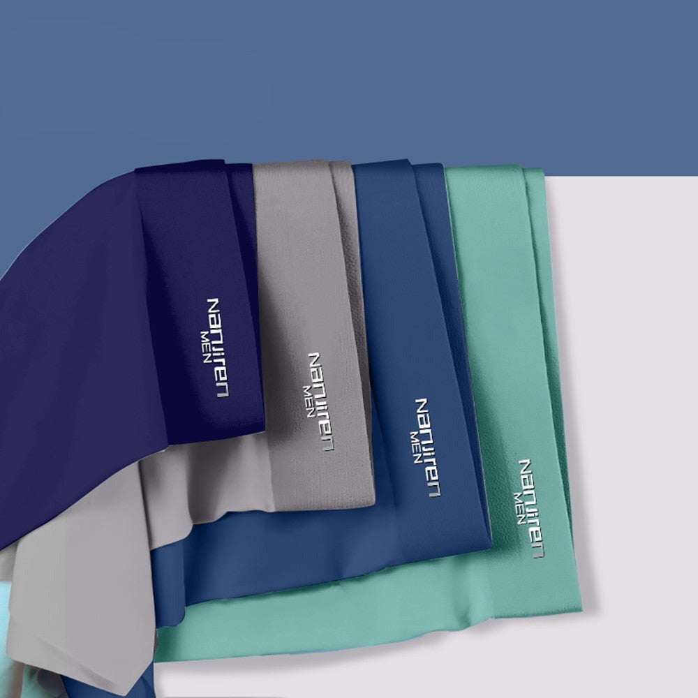 Lot de 4 Boxer en soie glacée anti bactérien