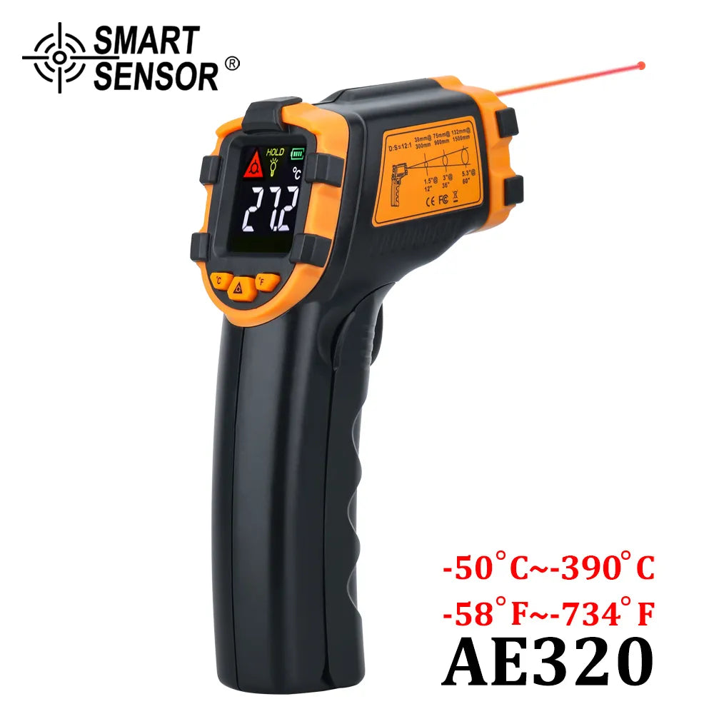 Thermomètre laser infrarouge numérique