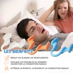 Lot de 4 Pince-Nez Anti-Ronflement - Sommeil de Qualité