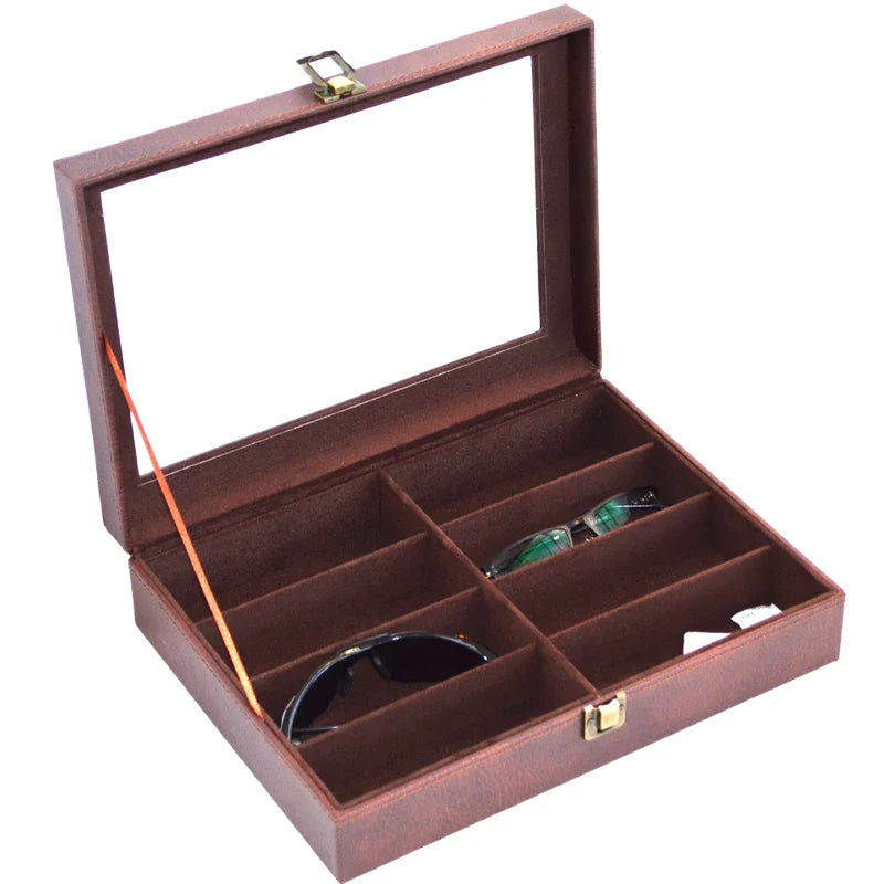 Boîte de rangement pour montres en Cuir PU