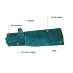 Gants de protection longs anti-morsure pour animaux
