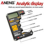 Testeur de Piles ANENG BT189 Universel avec Écran LCD – AA, AAA, 9V, C, D, N & Piles Bouton