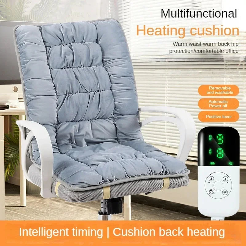 Coussin Chauffant Ergonomique – Chaise de Bureau 220V