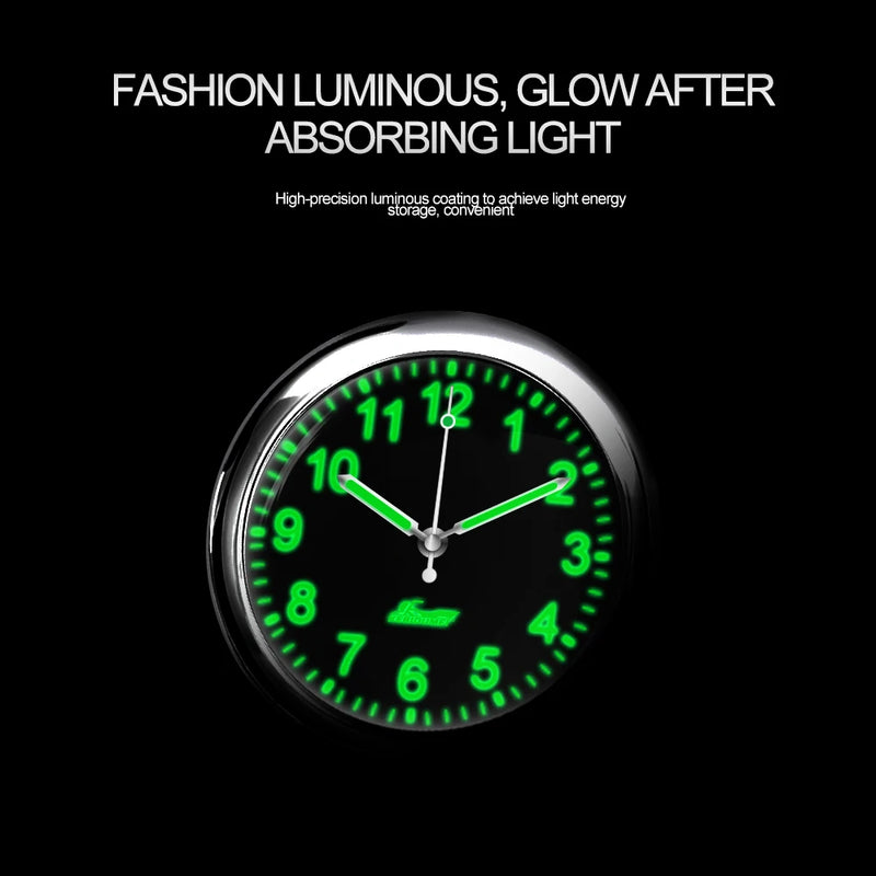 3x Mini Horloge Autoadhésive Lumineuse Quartz – Pratique & Discrète