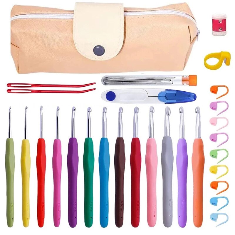 Kit complet crochet pour débutant - 38 PCS
