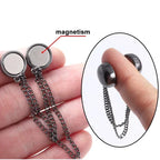12x Chaîne Magnétique pour Vêtements et Ourlets