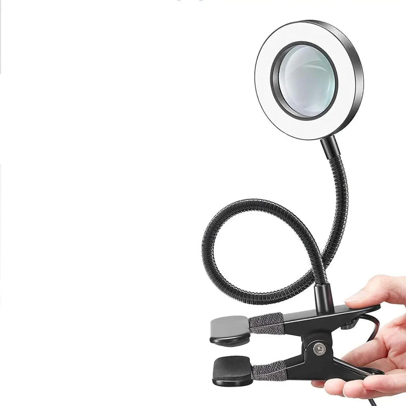 Loupe à Clip LED Grossissante 10X – Bras Flexible