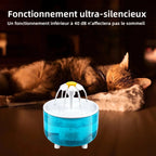 Fontaine à Eau Automatique pour Chat & Chien 1,2 L – Circulation Continue, Filtration USB – 4 Filtres Supplémentaires OFFERTS