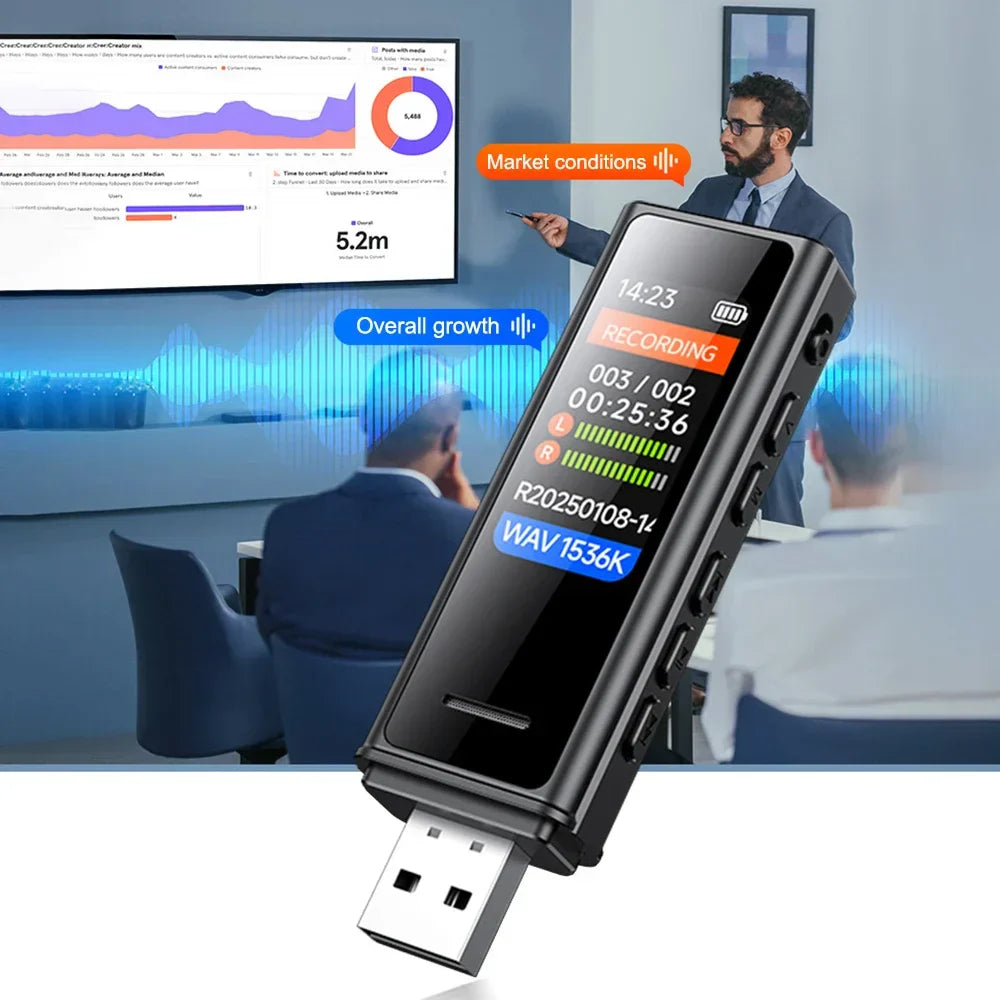 Dictaphone USB Numérique – Haute Qualité 1536KBPS