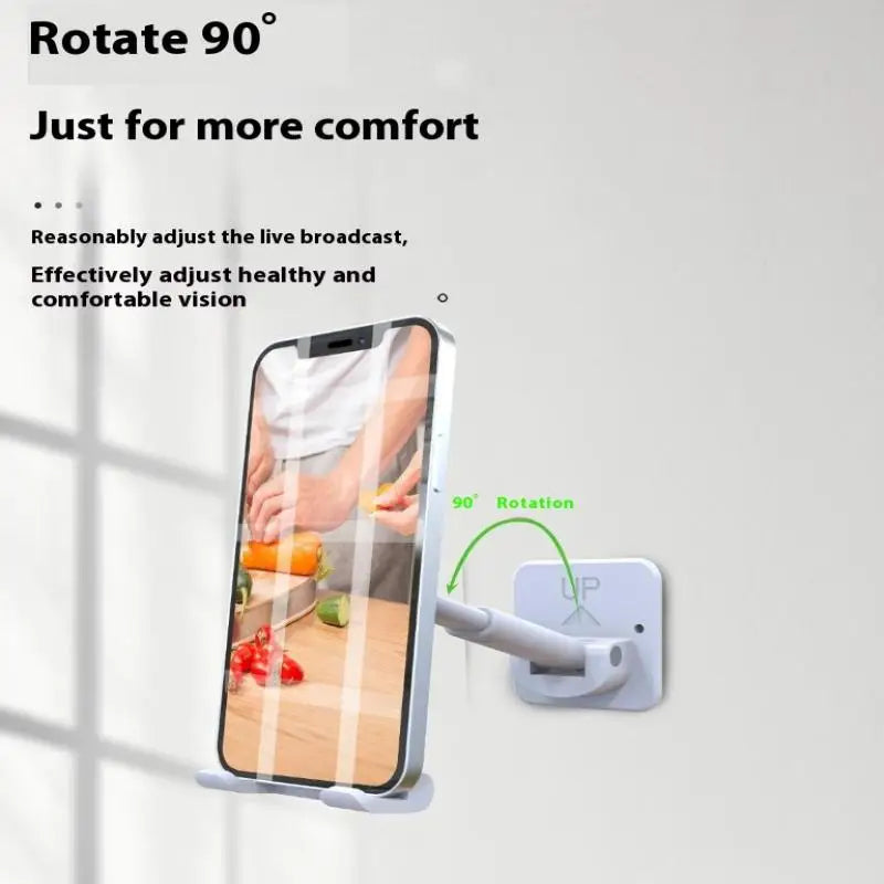 Support Mural Rotatif pour Smartphone – Bras Réglable
