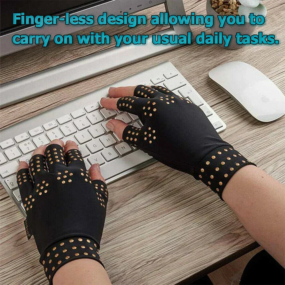 Gants Thérapeutiques Magnétiques Anti-Douleurs Articulaires