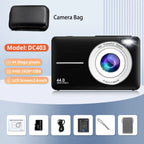 Appareil Photo Numérique HD 1080P 44MP – Zoom 16X – Écran 2,4″ – Rechargeable et Compact Housse + Carte SD 32 Go OFFERTE