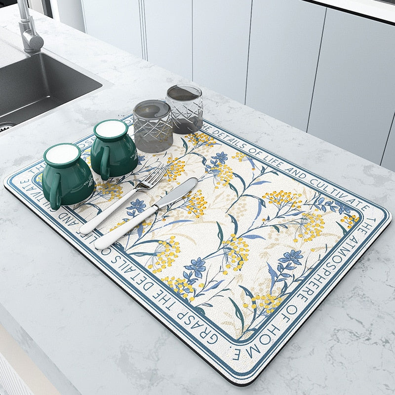 Tapis Absorbant Séchage Rapide