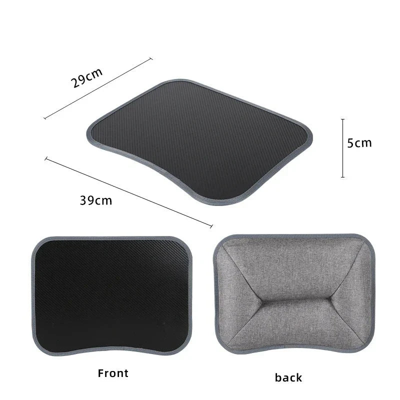 Bureau de voyage multifonctionnel pour ordinateur portable avec coussin