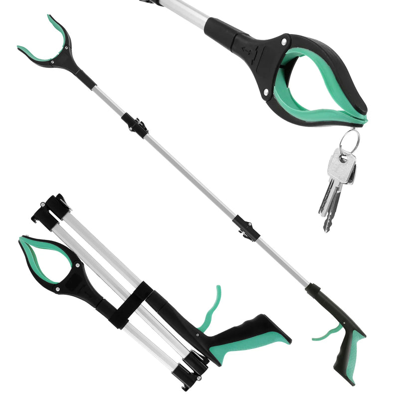 Pince Ramasse-Objets Pliable – Mâchoires Antidérapantes