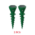 Lot de 2 Chasse taupes solaire