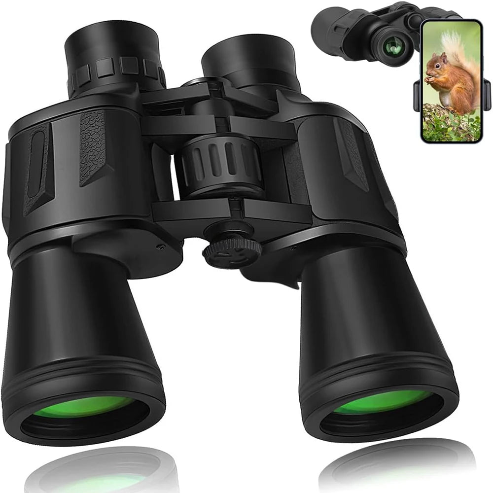 Jumelles 20x50 avec adaptateur smartphone — prisme BAK4, lentilles FMC