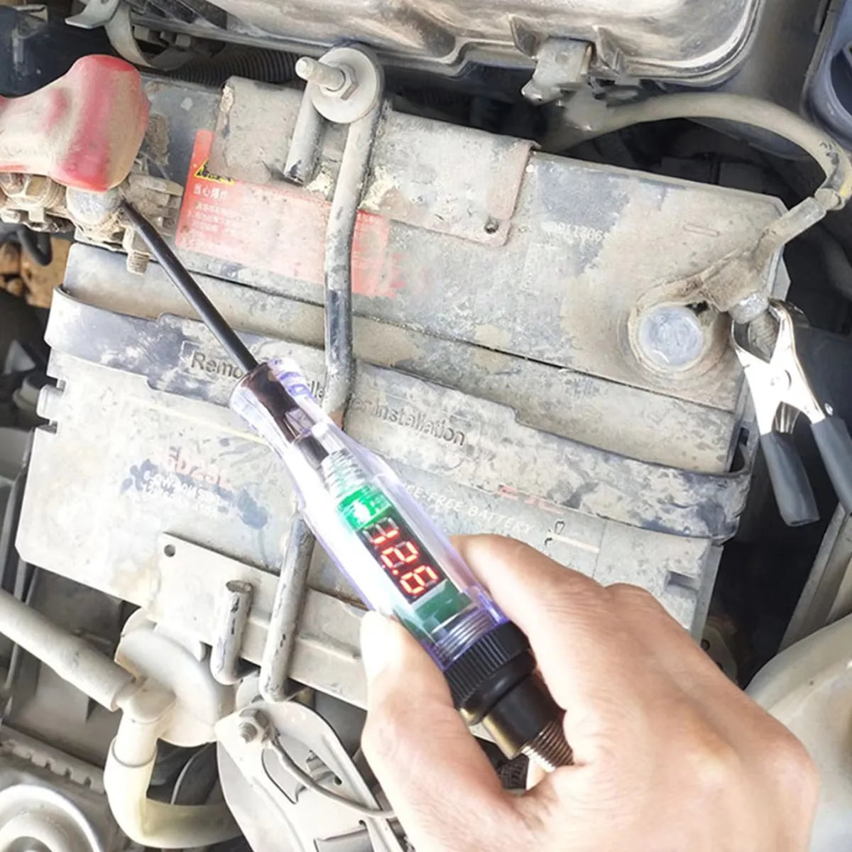 Testeur de Circuit Automobile 6V/12V/24V – Stylo Sonde de Tension pour Voiture & Camion – Diagnostic Électrique