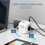 Multiprise rallonge USB 8 en 1 CUBE