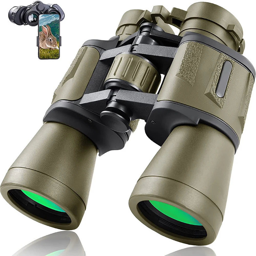 Jumelles 20x50 avec adaptateur smartphone — prisme BAK4, lentilles FMC