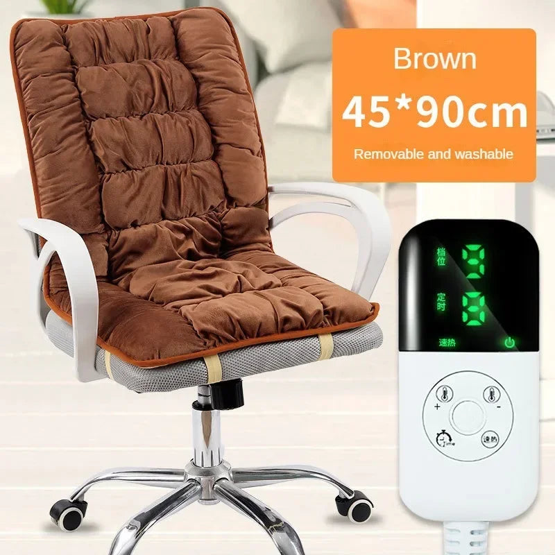 Coussin Chauffant Ergonomique – Chaise de Bureau 220V