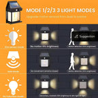 Lampe Extérieure Solaire – Détecteur + Style Vintage