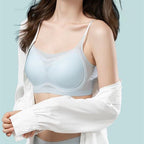 Bralette sans coutures en soie glacée confortable - 1+1 OFFERT
