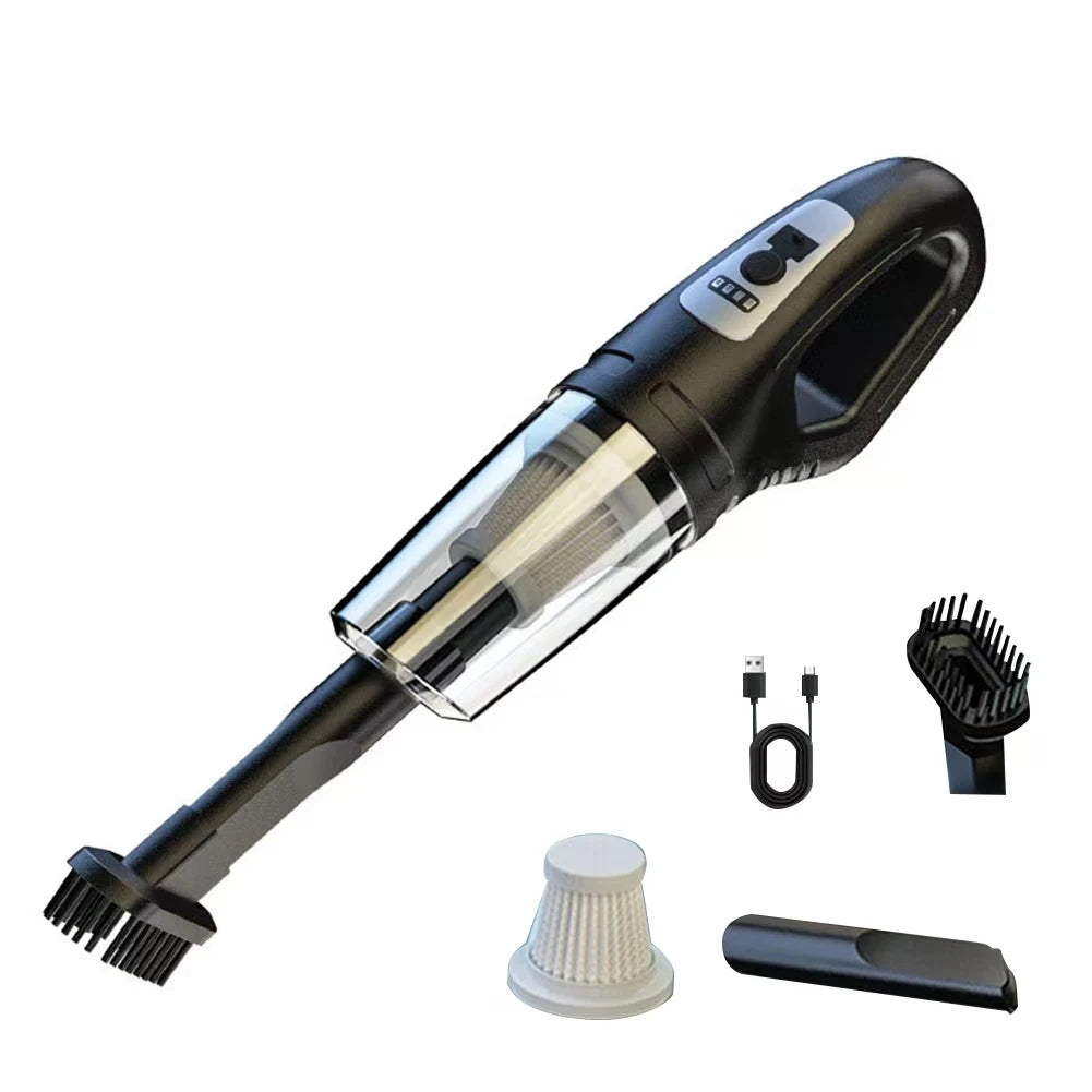 Mini Aspirateur Voiture & Maison Sans Fil Rechargeable