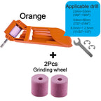 Orange 3pcs pierres de ponçage