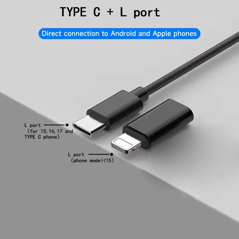 Caméra Endoscopique d’Inspection HD 960P pour iOS – Câble Souple de 1 à 10M – Inspection de Canalisations & Tuyaux
