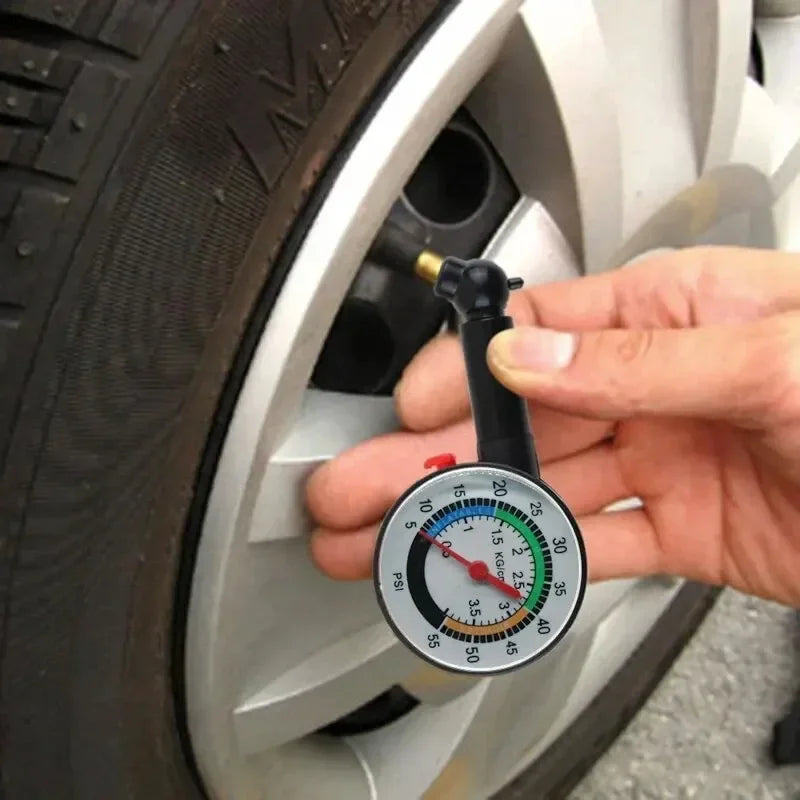 Manomètre Portable pour Pression des Pneus – Voiture & Moto