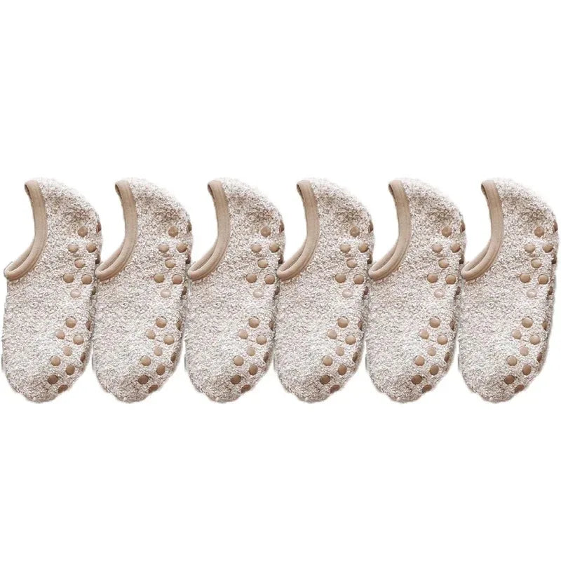 Chaussettes en Polaire Ultra Douce Antidérapantes - Lot de 3