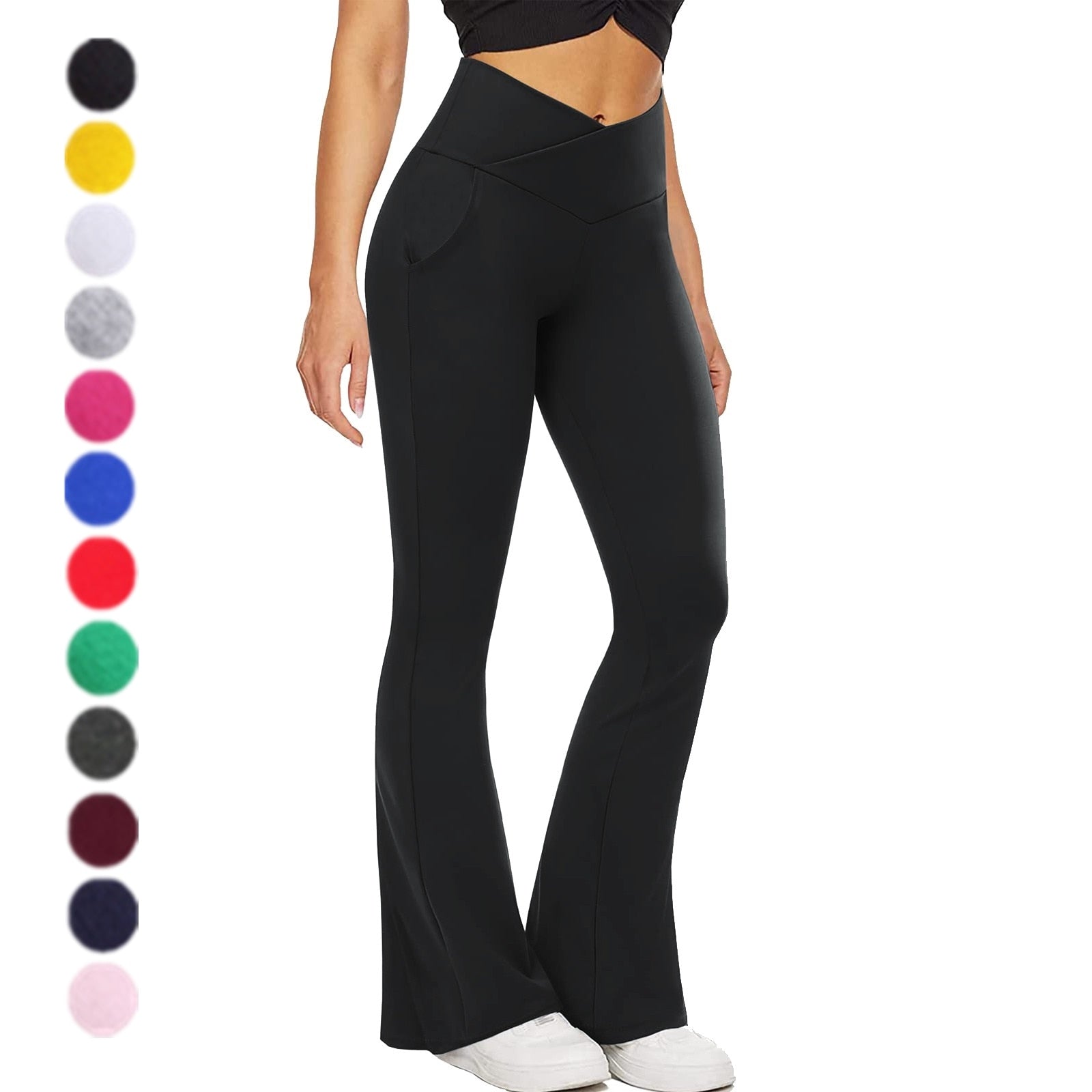 Legging évasé confort + Effet ventre plat