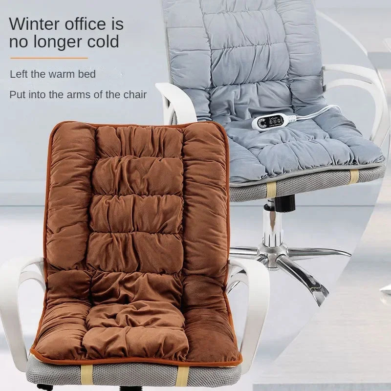 Coussin Chauffant Ergonomique – Chaise de Bureau 220V
