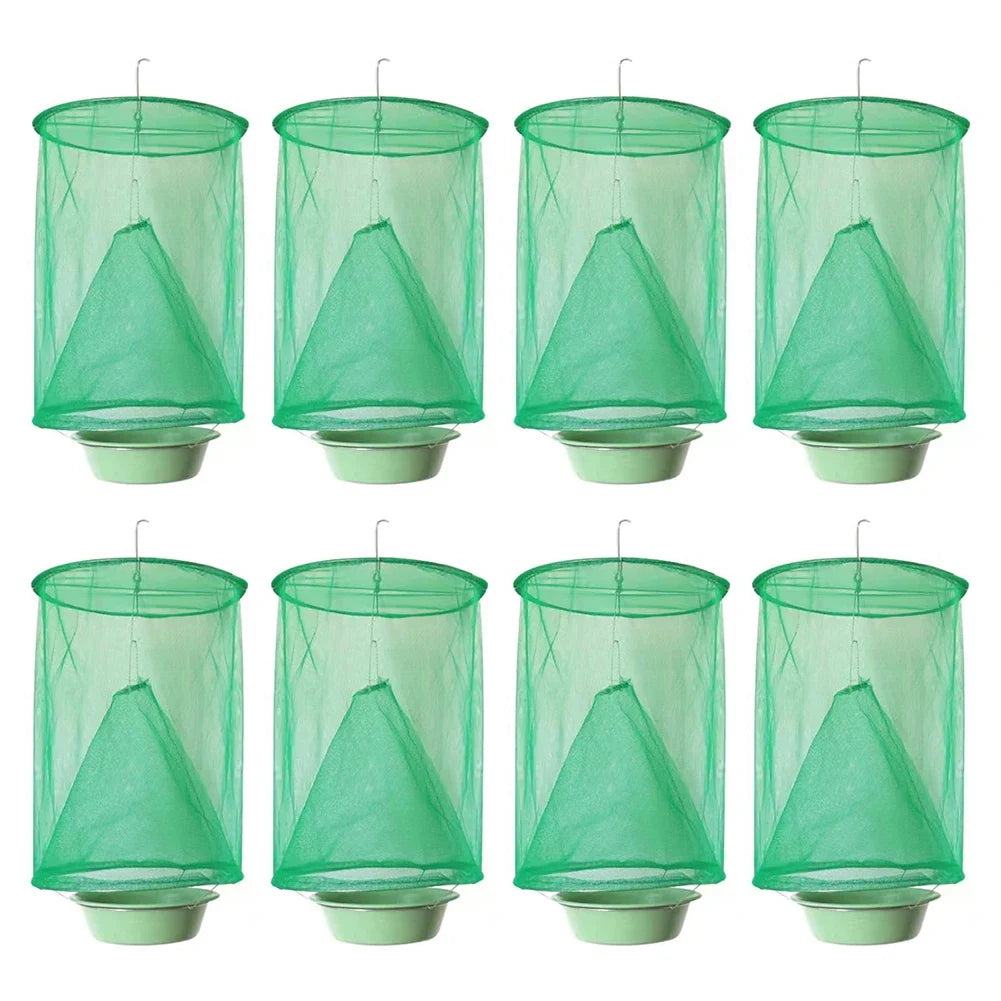 Lot de 4 pièges à mouches écologiques réutilisables