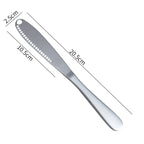 Couteau à beurre multifonctions 3 en 1 - Inox
