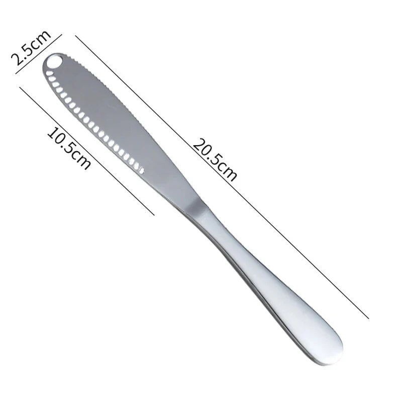 Couteau à beurre multifonctions 3 en 1 - Inox