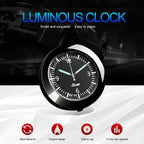 3x Mini Horloge Autoadhésive Lumineuse Quartz – Pratique & Discrète