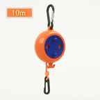 Corde à Linge Rétractable 10 m avec Mousqueton — Idéale pour Camping et Voyage