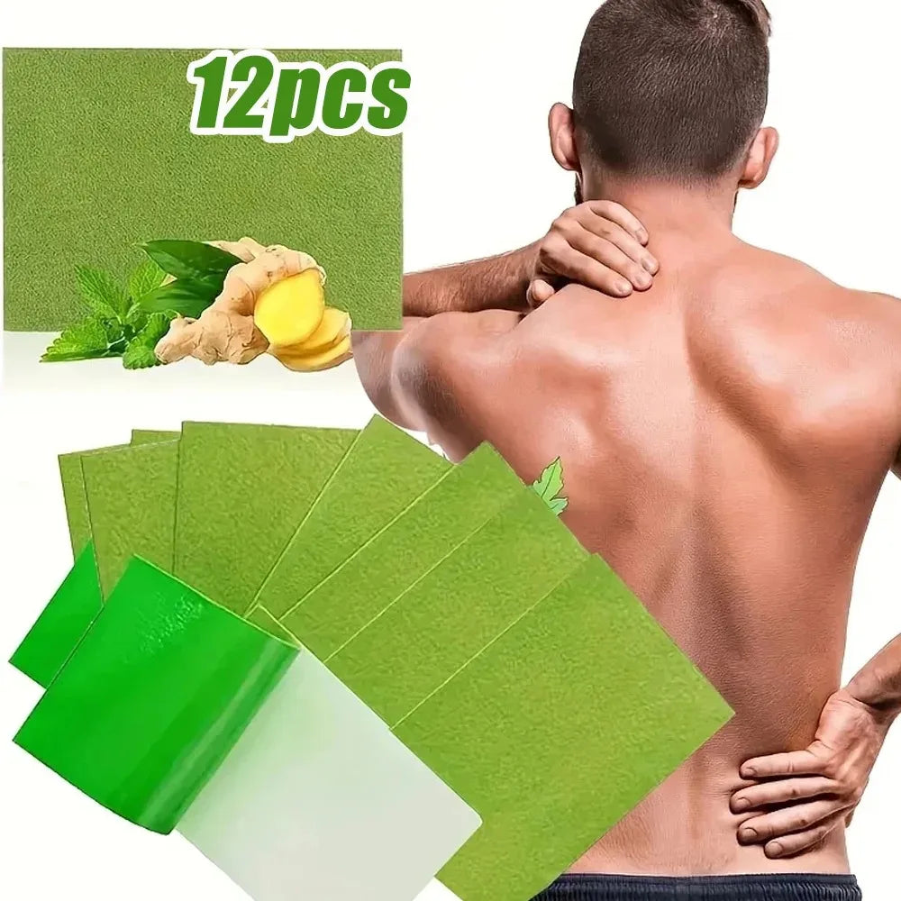 12x Patchs auto-chauffants anti-douleurs articulaires et musculaires